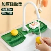 Household kitchen silicone draining pad, washbasin faucet splash-proof pad, multi-functional sink draining pad, countertop waterproof board details Picture